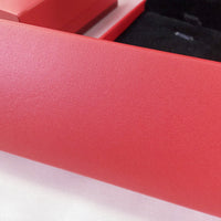 Right Angle Red Gold Jewelry Box for Rings and Bracelets
