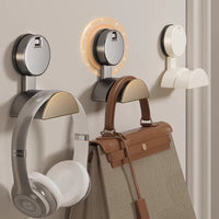 Suction Cup Handbag Hanger for Wardrobe and Door, Punch-Free Storage Hook for Belts and Bags