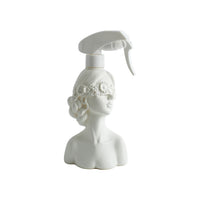 Vintage Blindfolded Girl Figurine Spray Bottle for Gardening and Indoor Plants