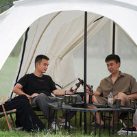 Harajuku Outdoor Professional Camping Tent, 1 Room 1 Hall, Thickened Rainproof Portable Pyramid Ridge Tunnel Tent