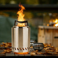Portable Wood Gasification Stove for Outdoor Camping and Picnics