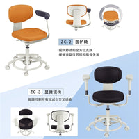 Ergonomic Dental Saddle Stool with Backrest for Dentist and Medical Professionals