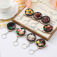 Realistic Teppanyaki Food Keychain