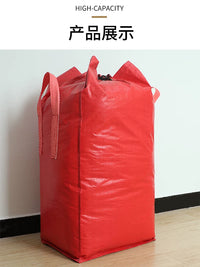 Large Capacity Woven Storage Bag for Clothes, Quilts, and Moving