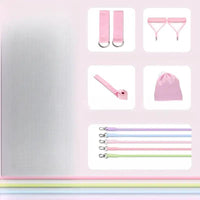Resistance Band Set with Pilates Bar for Back and Shoulder Training