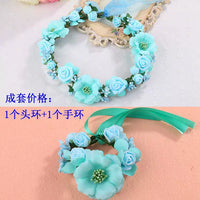 Floral Garland Hat Accessory for Photography and Sun Hats