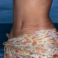 Sexy Rhinestone Multi-Layer Metal Waist Chain for Jeans Dresses