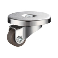 Self-Adhesive Silent Universal Wheels for Trash Cans, Rice Cookers, Mini Swivel Casters 0.5-inch