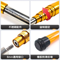 Telescopic Fiberglass/Stainless Steel Rescue Hook for Swimming Pool and Marine Water Rescue