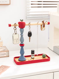 Aying Dopamine Perfume Display Tray with Key Holder and Jewelry Organizer