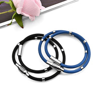 Negative Ion Silicone Magnetic Therapy Necklace for Energy Balance and Fatigue Relief