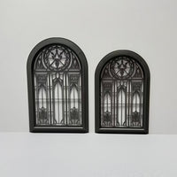 Dollhouse European Style Gothic Window Model for Miniature Landscape Decor