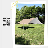 Outdoor Camping Tarp Shelter UV Protection Sunshade Canopy for Beach Fishing Picnic