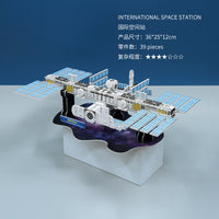 3D Puzzle Aircraft Carrier Destroyer Ship Model DIY Educational Toy for Kids
