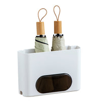 Wall-Mounted Suction Cup Umbrella Holder for Home Entryway