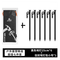 Heavy-Duty Steel Tent Stakes for Outdoor Camping and Canopy Securing