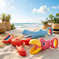 Interactive Sand Digging Toy with Grabber Claw for Kids - Dinosaur, Shark, Hippo, Crab Designs