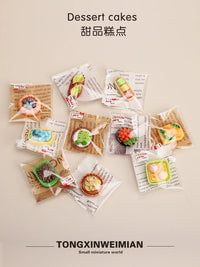 Miniature Dessert Bread Food Play Set for Kids
