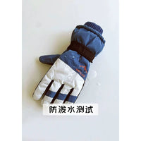Men's Winter Warm Waterproof Windproof Ski & Snowboard Gloves with Touchscreen Compatibility