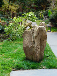 Water Mill Outdoor Garden Faux Rock Planter Ornament for Villa Landscape Decoration