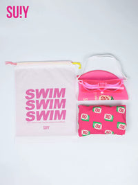 SUIY Waterproof Travel Shoe and Toiletry Bag with Drawstring Closure, Dustproof and Moisture-proof