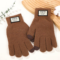 Men's Winter Thermal Fleece Lined Touchscreen Cycling Gloves