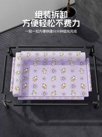 Elevated Pet Cot for Small to Medium Dogs, Breathable and Moisture-Proof, Washable, All-Season Use