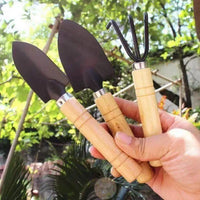 Gardening Tool Set for Potted Plants and Succulents, Includes Trowel, Shovel, and Cultivator