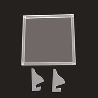 Acrylic Magnetic Photo Frame with Stand, Double-Sided Transparent Display for Puzzles & Instant Photos