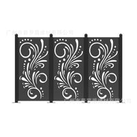 Galvanized Steel Privacy Screen Panel for Outdoor Balcony and Garden Decor