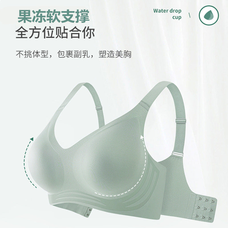 Seamless Wireless Bralette for Women, Thin Plus Size Minimizer Sports Bra