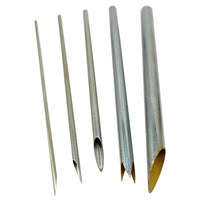Pottery Stainless Steel Hole Punch Set for Clay Teapot Bottom Drilling with Serrated Rotary Tool