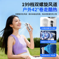 2026 New G5 Mini Handheld Cooling Fan Stepless Speed USB Rechargeable Portable for Indoor Outdoor Use