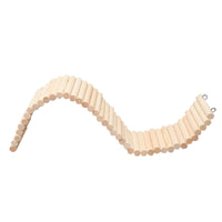 Hamster Rat Chicken Wooden Ladder Swing Arch Bridge Hideout Tunnel Toy