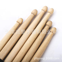 Maple Wood Drumsticks 5A for Beginners, Jazz Drum Practice, Non-Slip