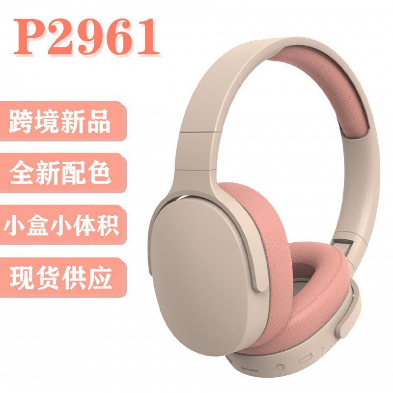 P2961 Bluetooth Over-Ear Headphones for Kids & Adults - Noise Cancelling for Study, Music, Sports