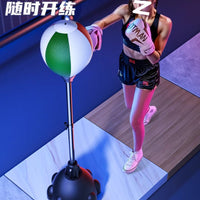 Di Hun Freestanding Punching Bag with Suction Base for Stress Relief and Fitness Training
