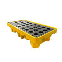 Spill Containment Pallet for Chemical and Oil Drums, Leak-Proof Secondary Container