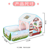 Kids Pop-Up Play Tent Outdoor Camping Interactive Game House Indoor Villa Automatic Setup