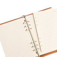 A5/B5 Loose Leaf Refill Paper for 6/9-Hole Notebooks, Thickened Lined Inserts