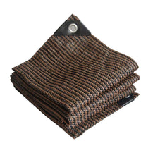 Brown Privacy Fence Screen Sunshade Netting for Balcony Yard Garden