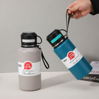 304 Stainless Steel Insulated Water Bottle with Handle for Sports and Travel