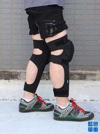 COM Downhill BMX Mountain Bike Hard Shell Knee Pads for Cycling