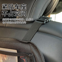 Car Backseat Organizer with Kick Mat, Large Capacity Oxford Cloth Storage Bag for Auto Seat Back