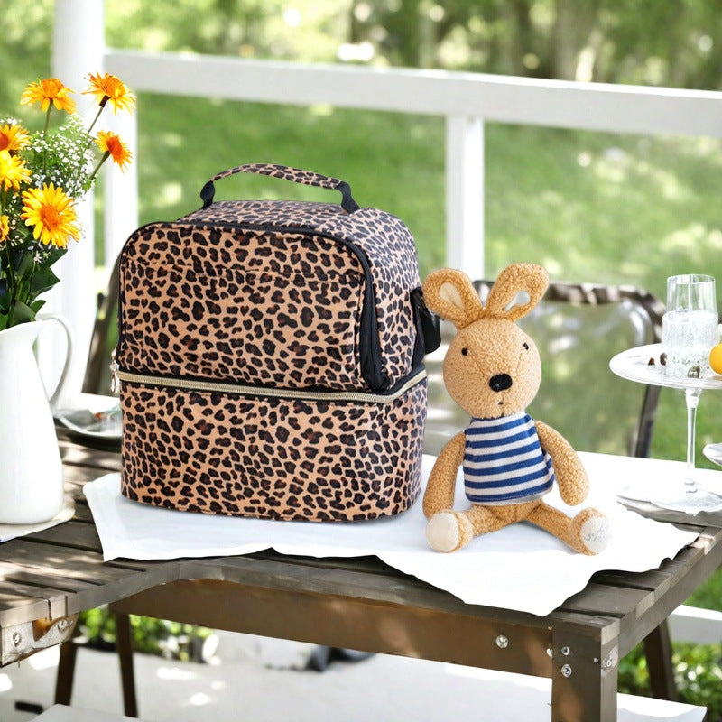 Multi-functional Insulated Lunch Bag Cooler Tote for Outdoor Picnic and Mom Bag