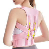 Posture Corrector Back Support Brace with Steel Plate for Spinal Alignment