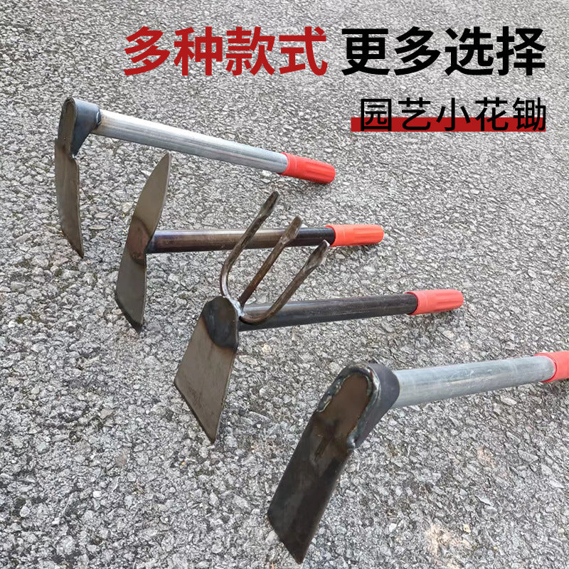 Mini Garden Hoe for Weeding, Digging, and Planting - Stainless Steel or Plastic Options