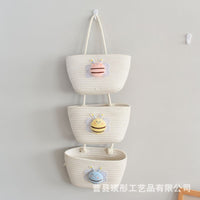 Christmas Tree 3-Tier Hanging Basket Storage Shelf for Bedroom Living Room Decor