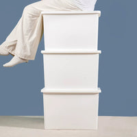 Yangyangyu Thickened Plastic Storage Box with Lid for Home Organization