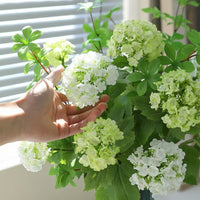 Premium 5-Head Hydrangea Artificial Flower Bouquet for Home Decor and Weddings